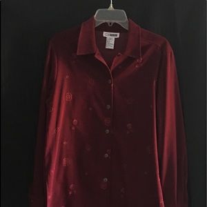 Beautiful soft maroon pant suit